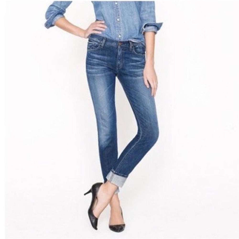 Goldsign Jenny Jeans Size 27 = 4/6 Selvedge Slim Cut Whiskering gold sign EUC